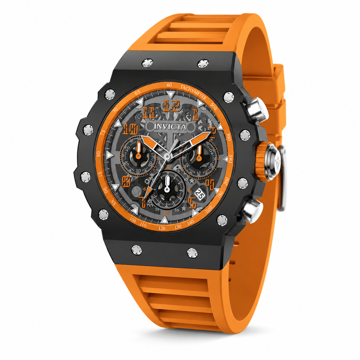 Invicta Racing Vaulthan Men's Watch - 44mm, Orange (69663)