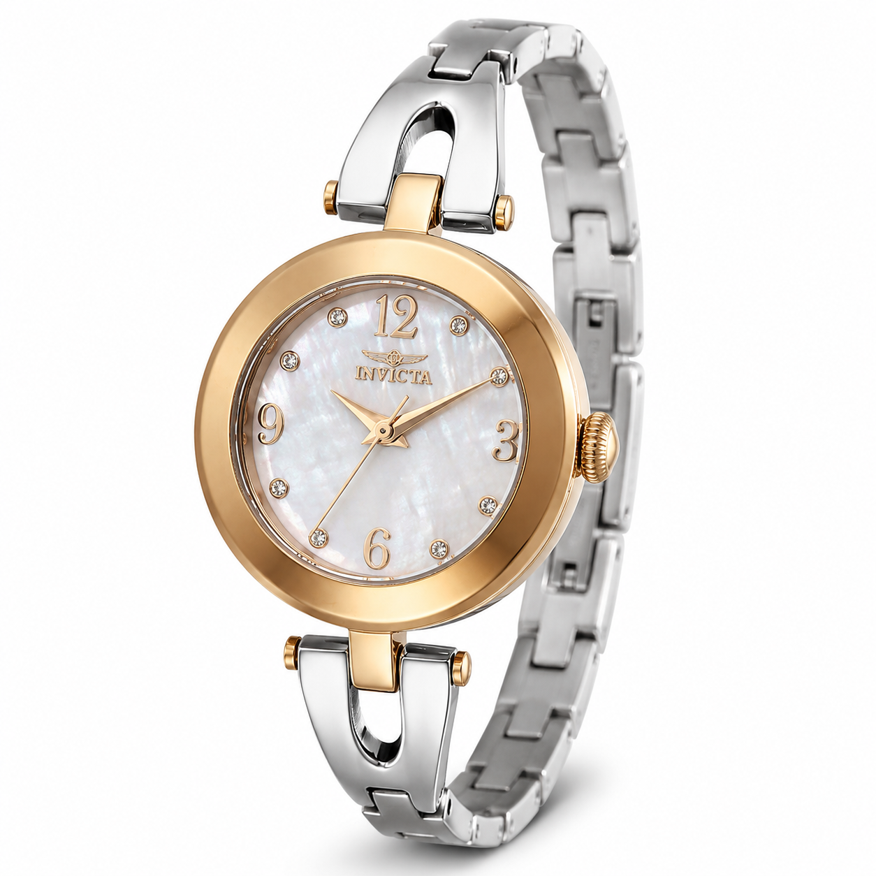 Invicta Angel Seraphia Women's Watch w/ Mother of Pearl Dial - 28mm, Steel (29338)