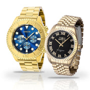 Invicta Men’s Gold Watch Duo Gift Set – Pro Diver & Specialty Watches (GS-1003)
