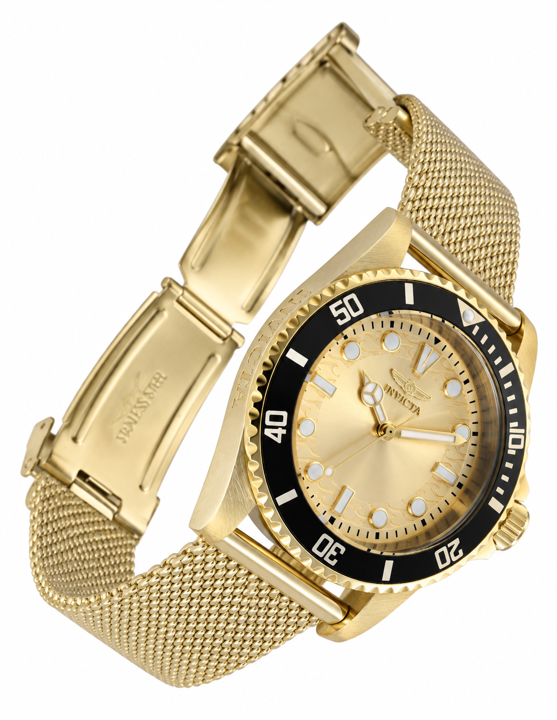 Invicta Pro Diver Men's Watch - 43mm. Gold (49690)