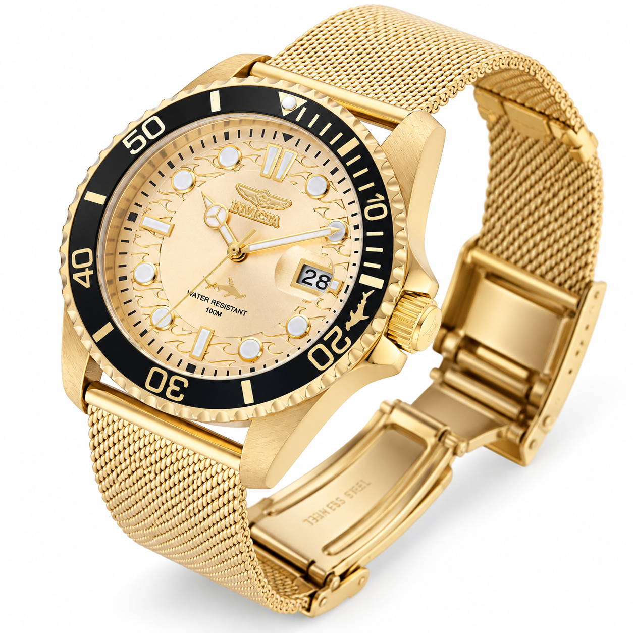 GoldInvictaWatchonOpenMeshBracelet.png