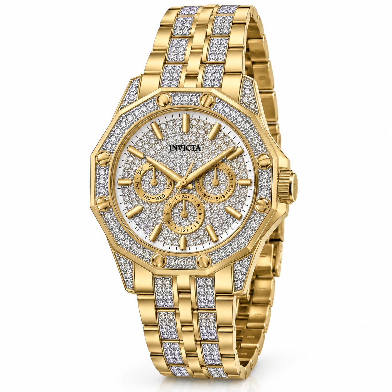 JeweledGoldInvictaChronographWatch.png