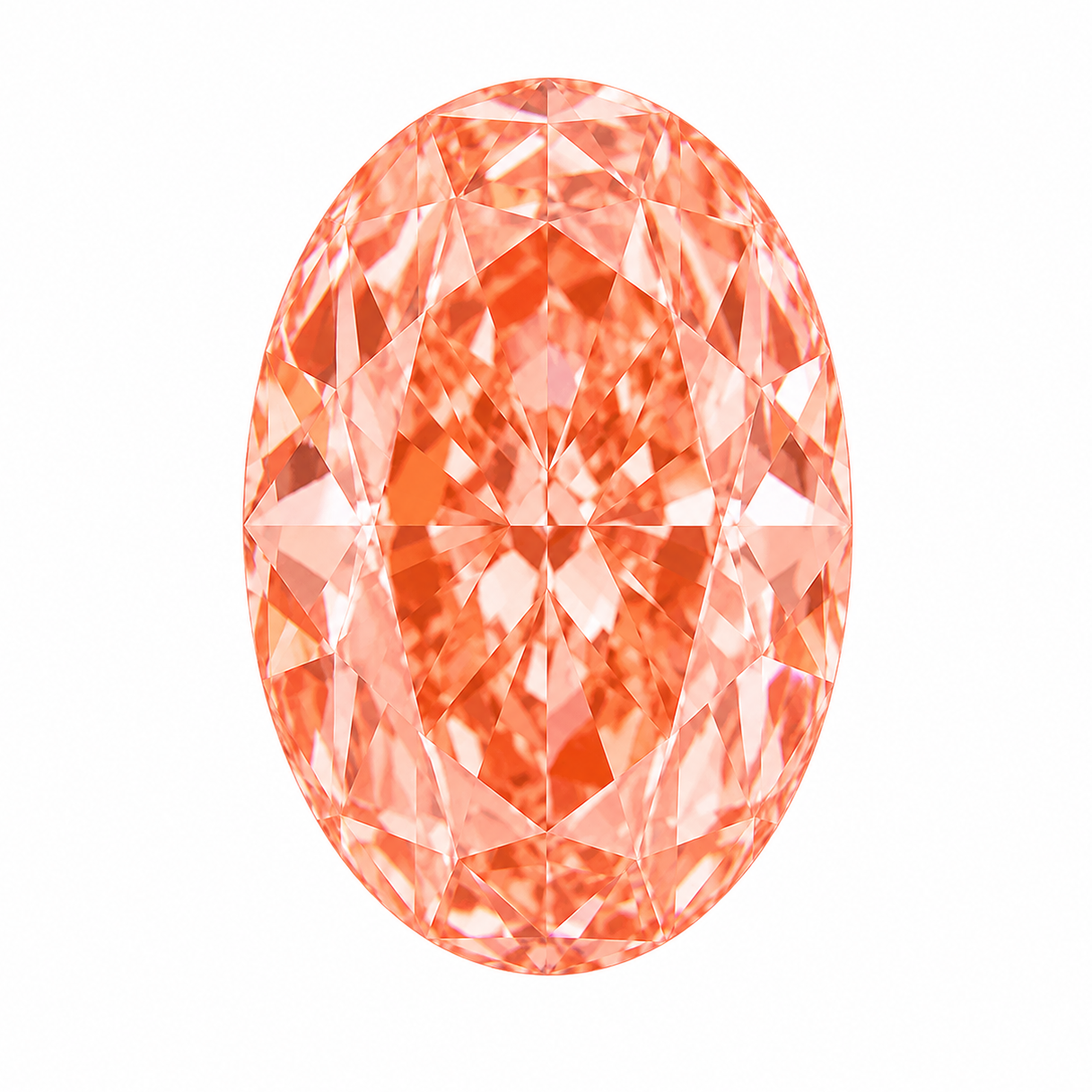 LD-C135951 - 3.05 Carat Oval Fancy Vivid Pink Lab Grown Diamond VVS2 Clarity IGI Certificate #780649197