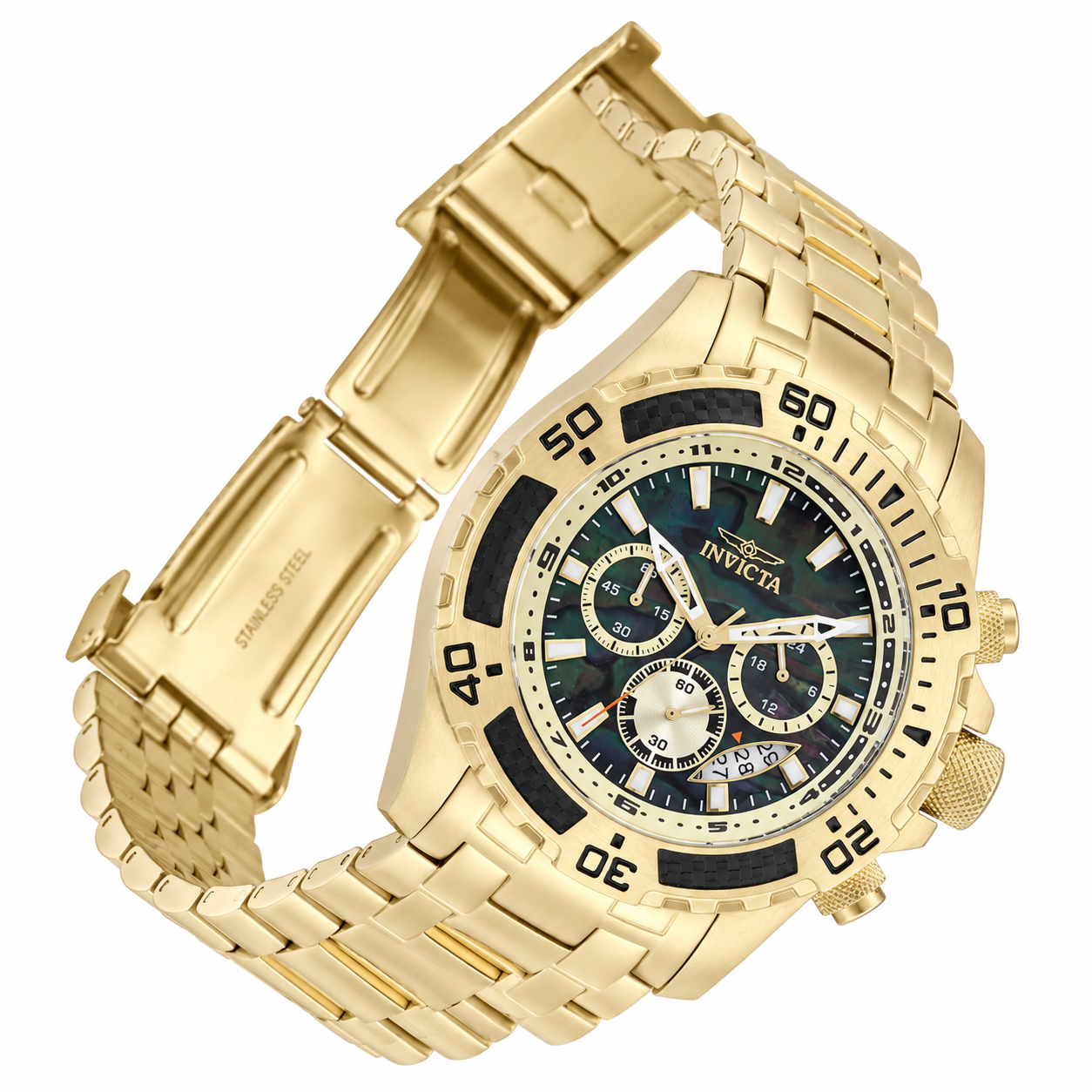 LuxuriousGoldInvictaChronographWatch.png