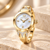 TechnoMarine Tempo Anello Ring Women's Watch w/ Mother of Pearl Dial - 18mm (TM-8926004)