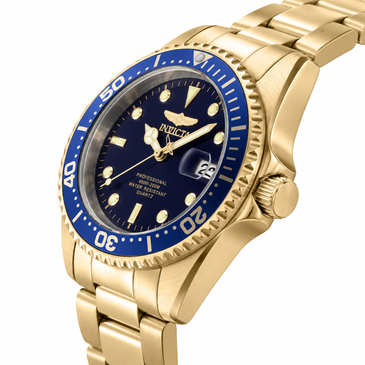 Invicta Pro Diver Anchoris Men's Watch - 37.5mm, Gold (8937OB)