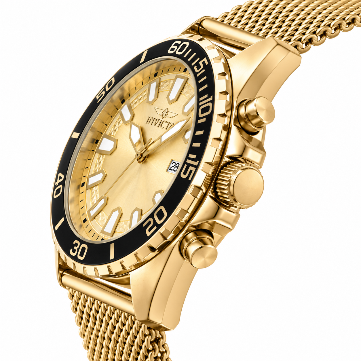 Invicta Pro Diver Tesserix Men's Watch - 46mm. Gold (46271)