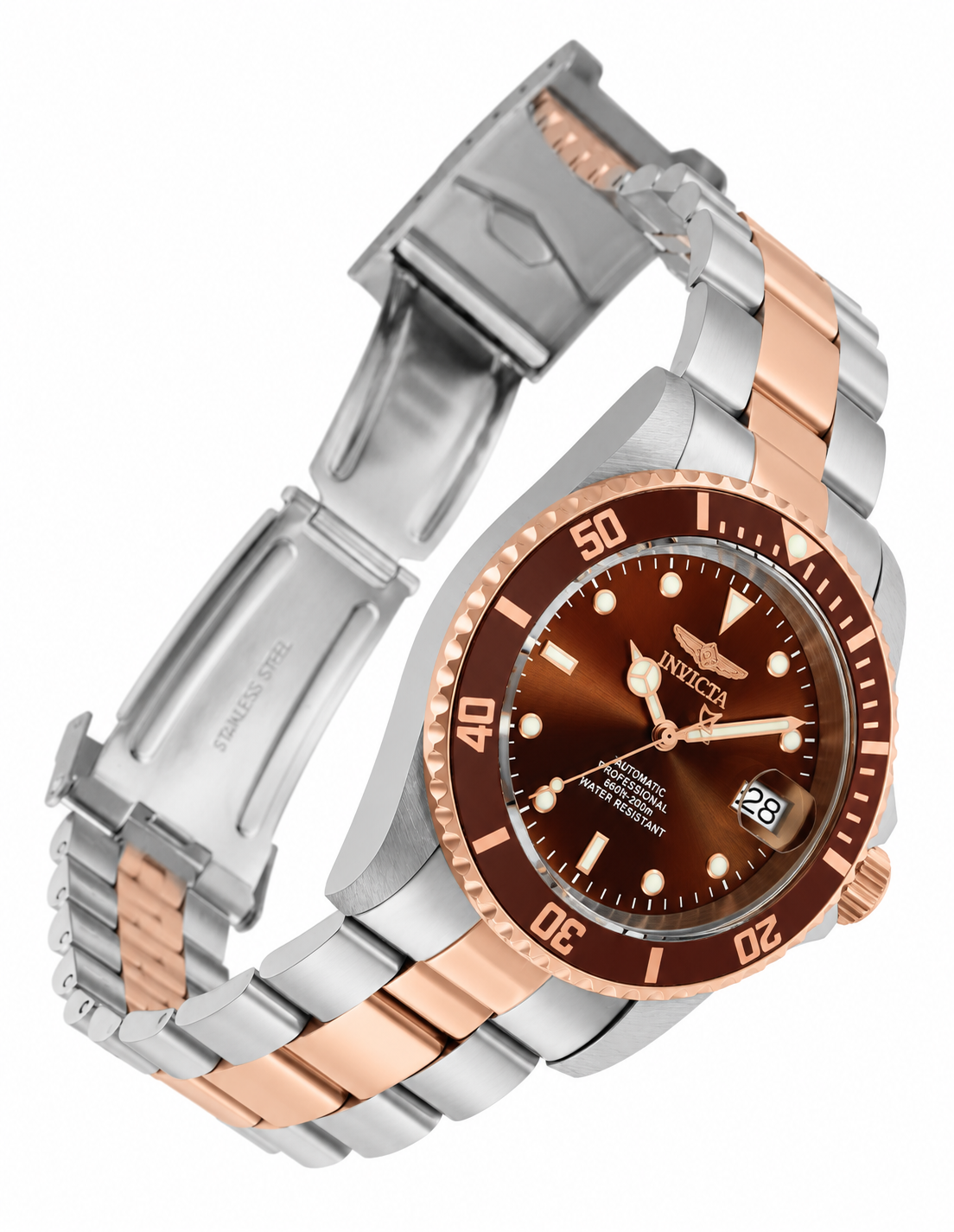 Invicta Pro Diver Automatic Men's Watch - 43mm, Steel, Rose Gold (11241)