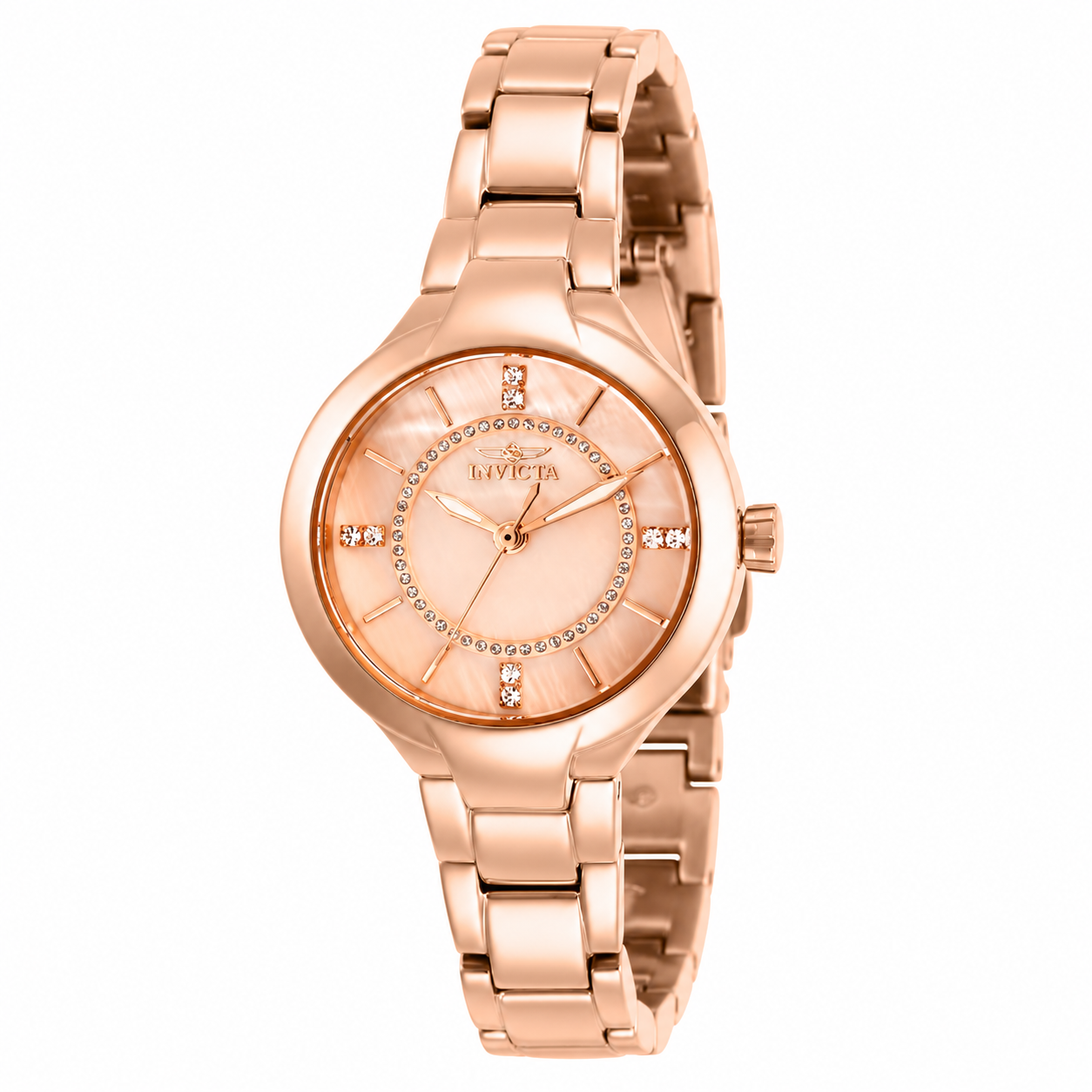 Invicta Angel Women's Watch w/ Mother of Pearl Dial - 28mm, Rose Gold (29325)
