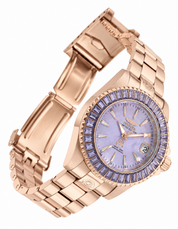 Invicta Pro Diver Luvior Automatic Unisex Watch w/ Mother of Pearl Dial - 38mm. Rose Gold (49620)