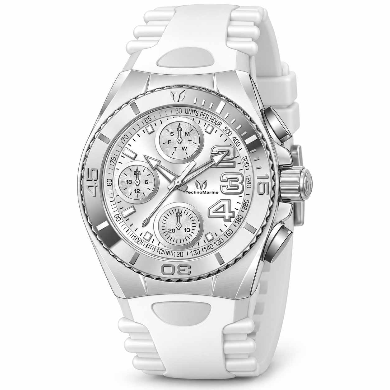 TechnoMarine Cruise JellyFish Unisex Watch - 40mm, White (TM-126031)