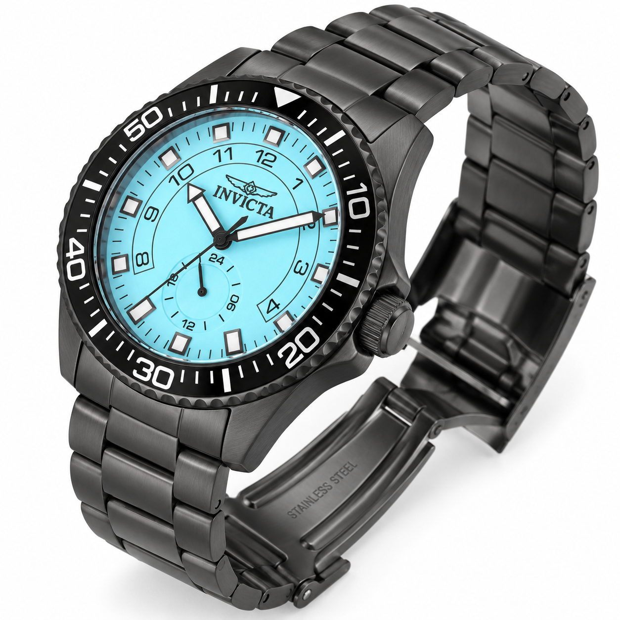 TurquoiseInvictaDiverWatchonOpenBracelet.png