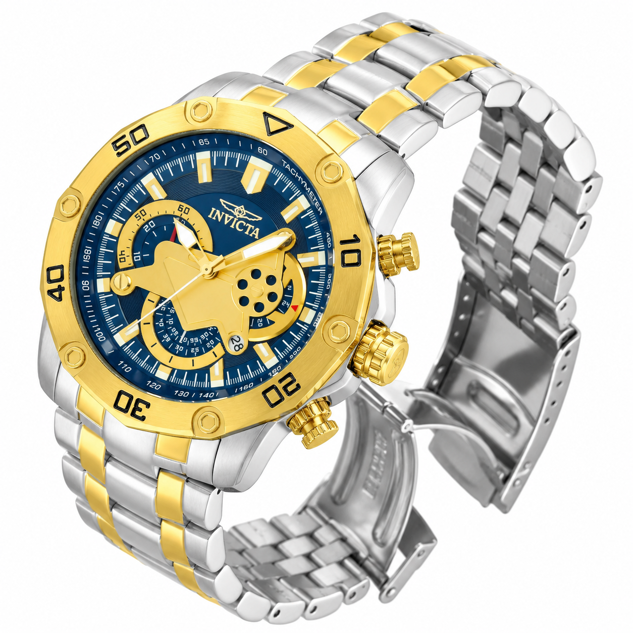 Invicta Pro Diver SCUBA Men's Watch - 50mm, Steel, Gold (22762)