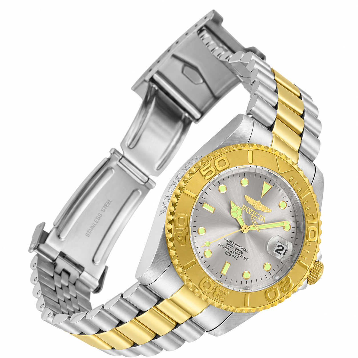 Invicta Pro Diver Currentline Men's Watch - 37.5mm, Steel, Gold (29943)