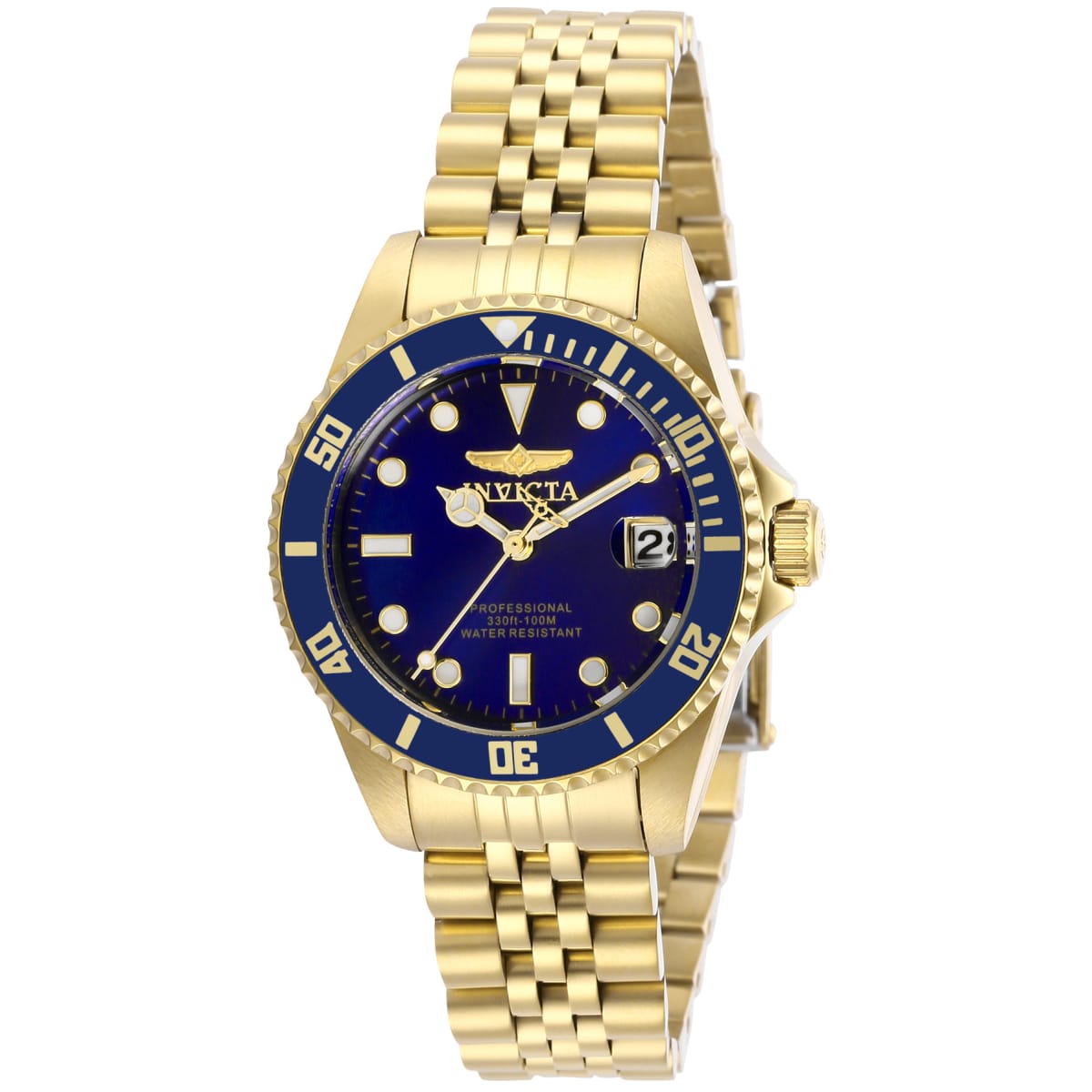 Open Box Invicta Pro Diver Women's Watch - 34mm, Gold (AIC-29191)