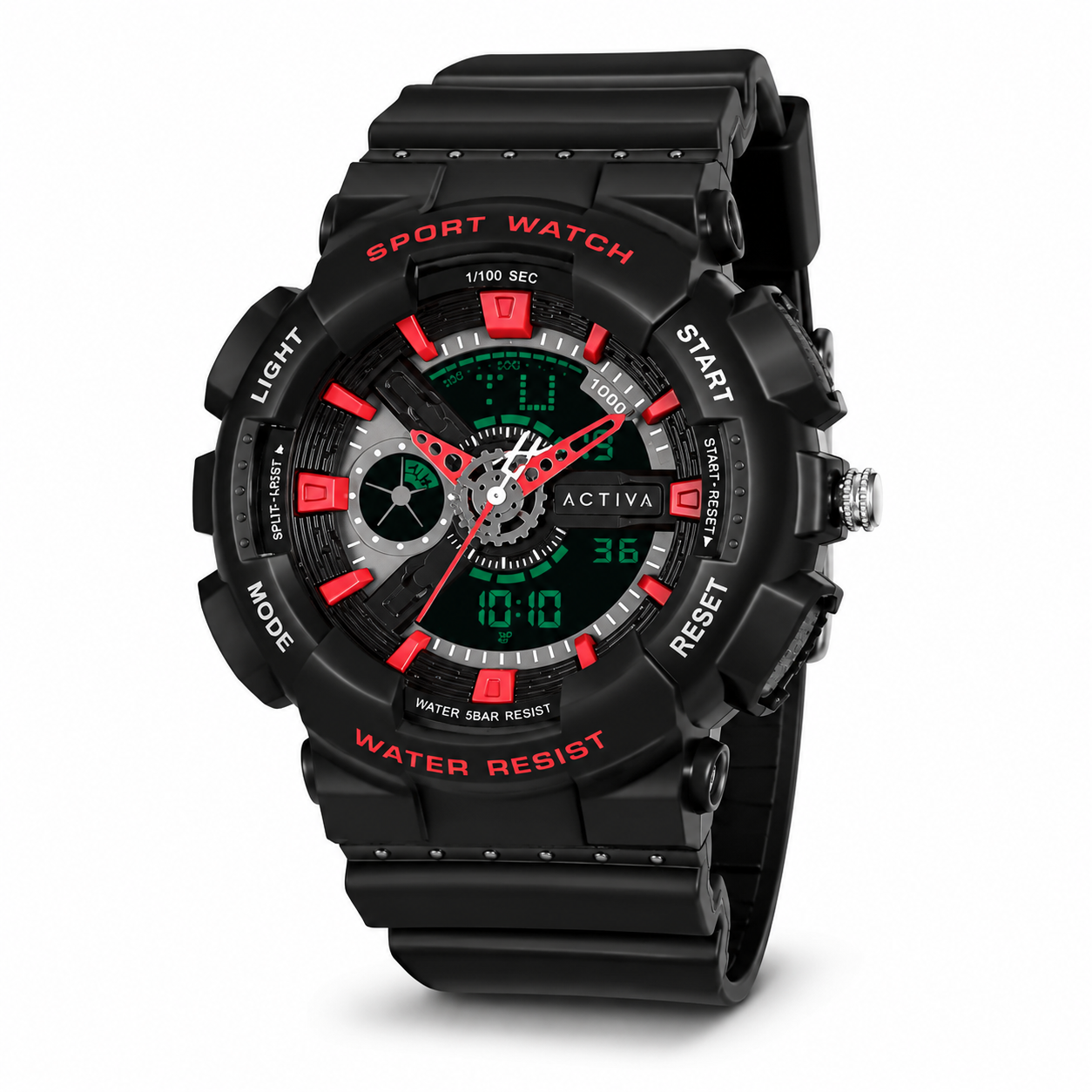 Activa Pixel X Invicta Digital Men's Watch - 50mm. Black (ACW499-002)
