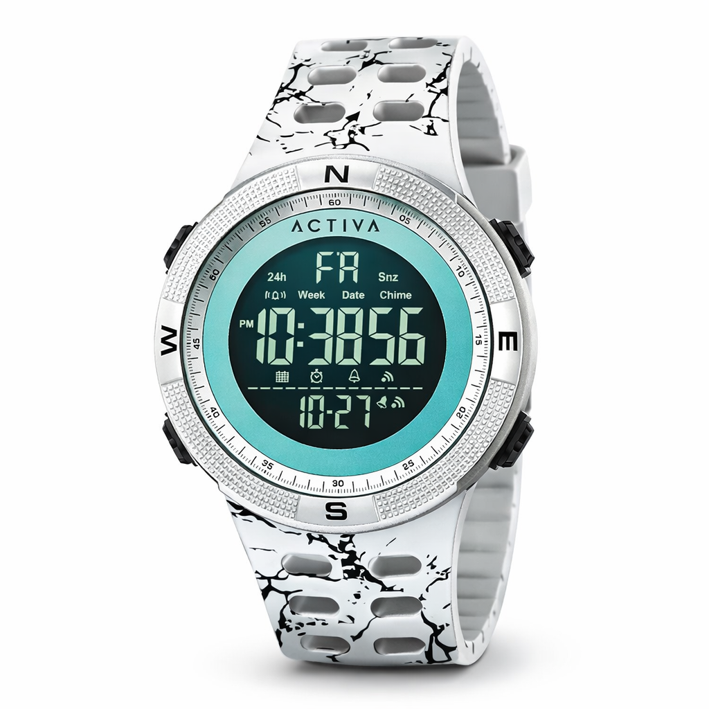 Activa Summit X Invicta Men's Digital Watch - 50mm, Camouflage, White (ACW1915MC-005)