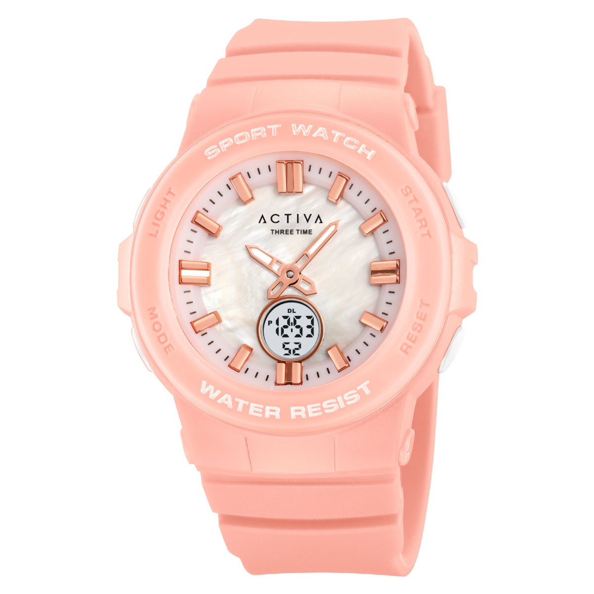 Invicta Activa ACW2305-008 Unisex Neon Pink Skeleton Watch & Dive Impact Case Activa ESSENTIALS Men main image 3