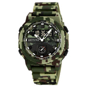 Activa X Invicta Men's Digital Watch - 47mm. Camouflage. Green (ACW2355-004)