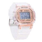 Activa Retro X Invicta Men's Digital Watch - 44.5mm. Transparent (ACW424-006)