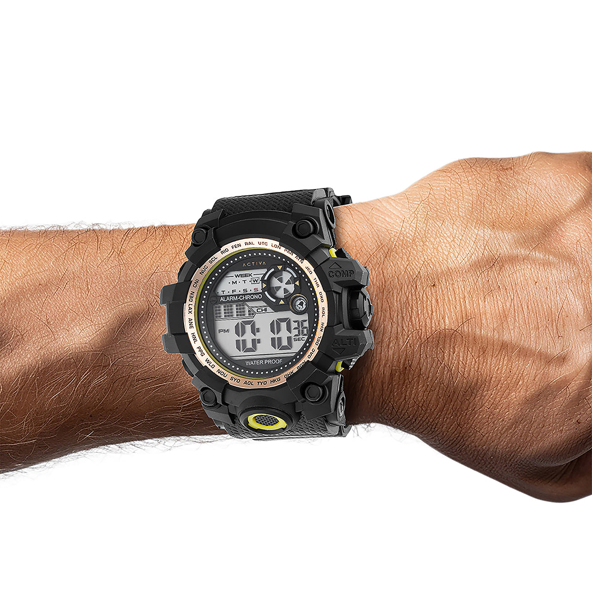 Activa X Invicta Men's DigitalWatch - 52mm. Black (ACW430-006)