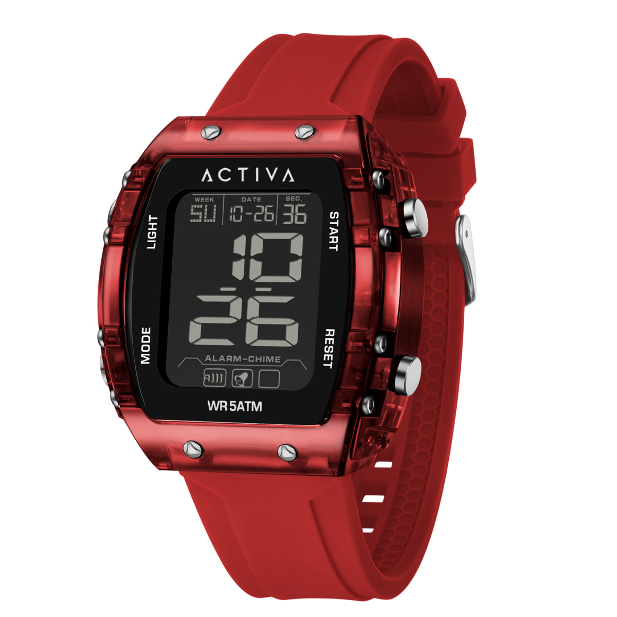 Activa Ranger X Invicta Digital Men's Watch - 45mm. Red (ACW8108-003)