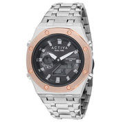 Open Box Activa X Invicta Digital Essentials Men's, Women's Watch - 46mm, Silver (AIC-ACWM303-004)