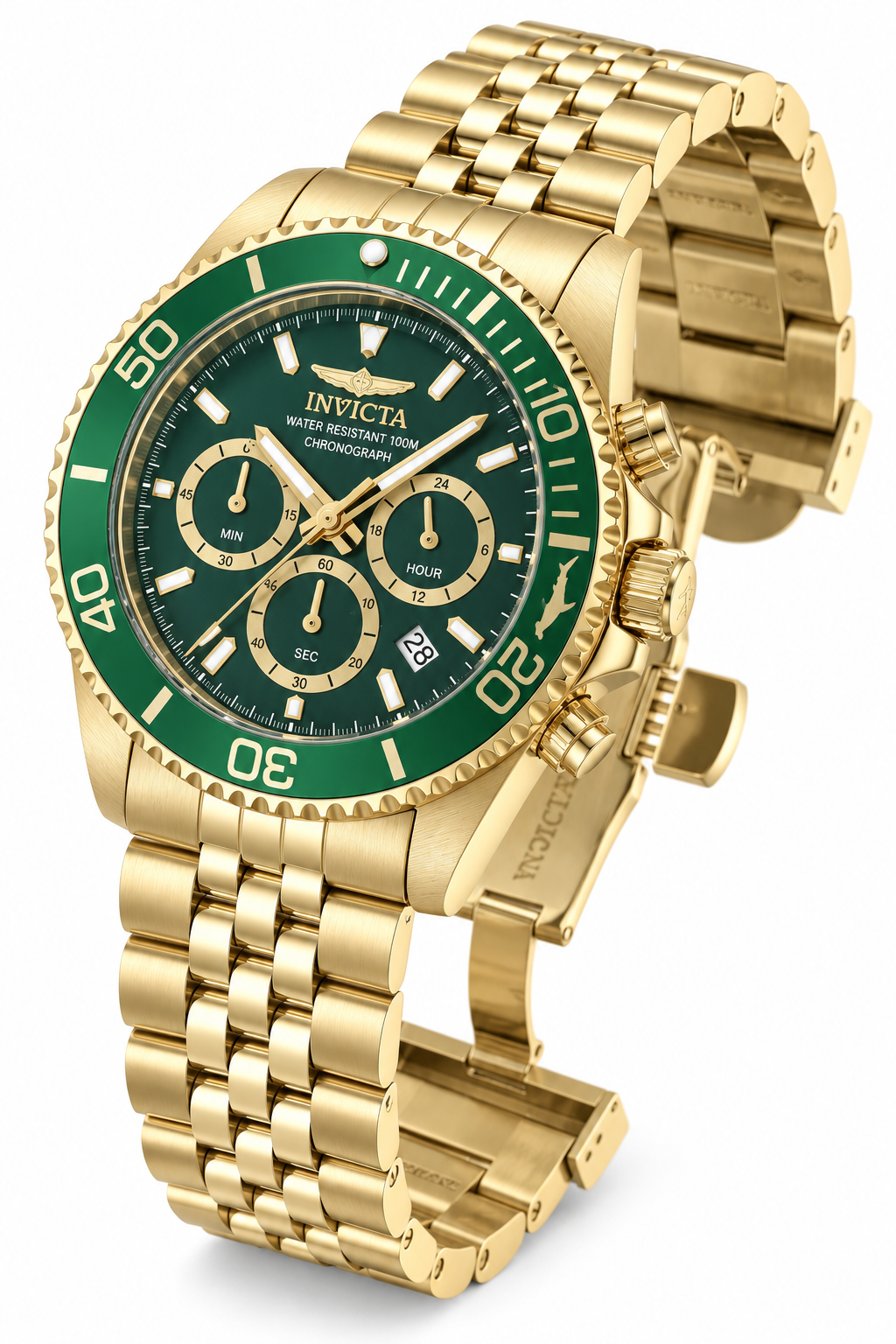 Invicta Pro Diver Titan Men's Watch - 43mm. Gold (48383)