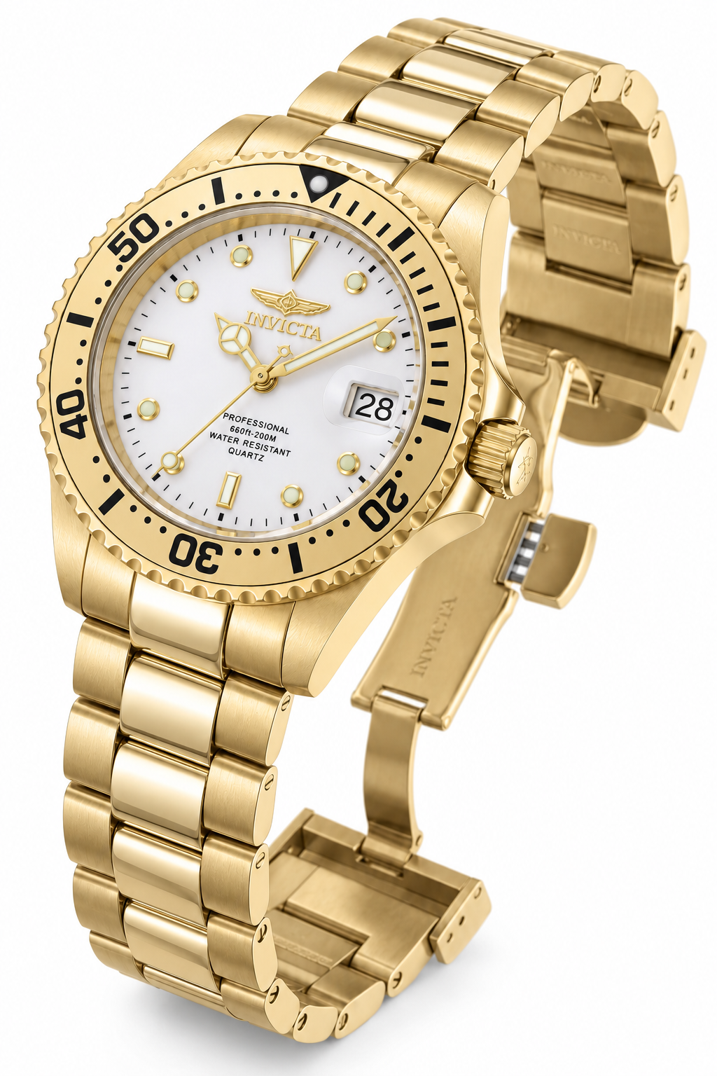 Invicta Pro Diver Anchoris Men's Watch - 37.5mm, Gold (8938OB)