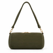Technomarine Pleated Horizon Hobo Bag - Dark Olive (TM-WBAG-018)