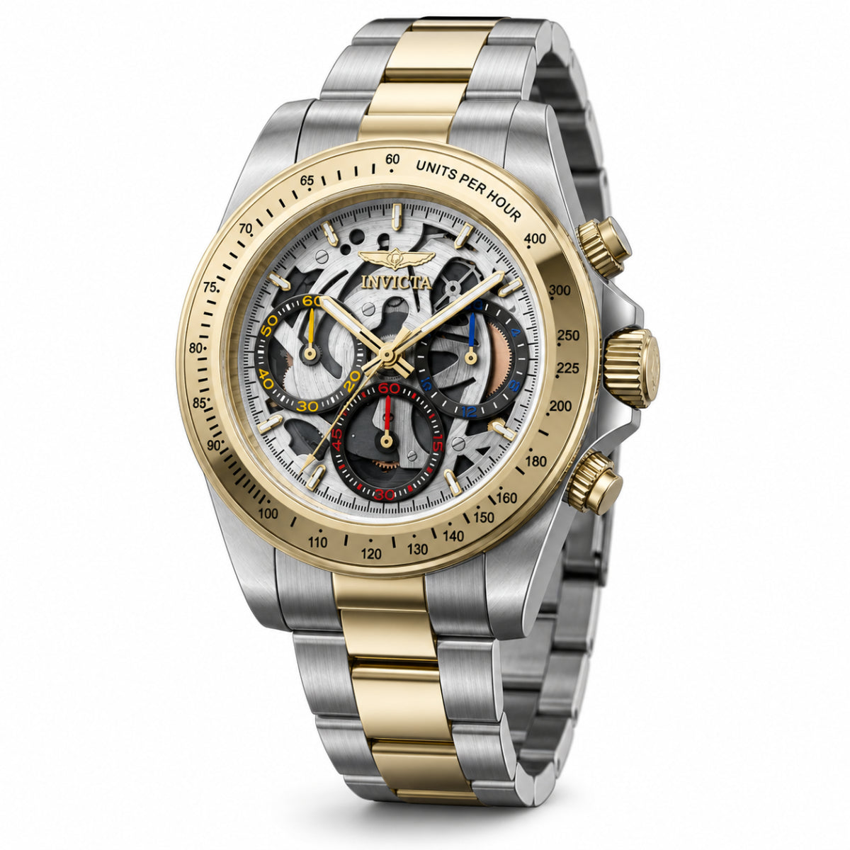 Invicta Speedway Exoprix Men's Watch - 40mm, Gold, Steel (ZG-50277)
