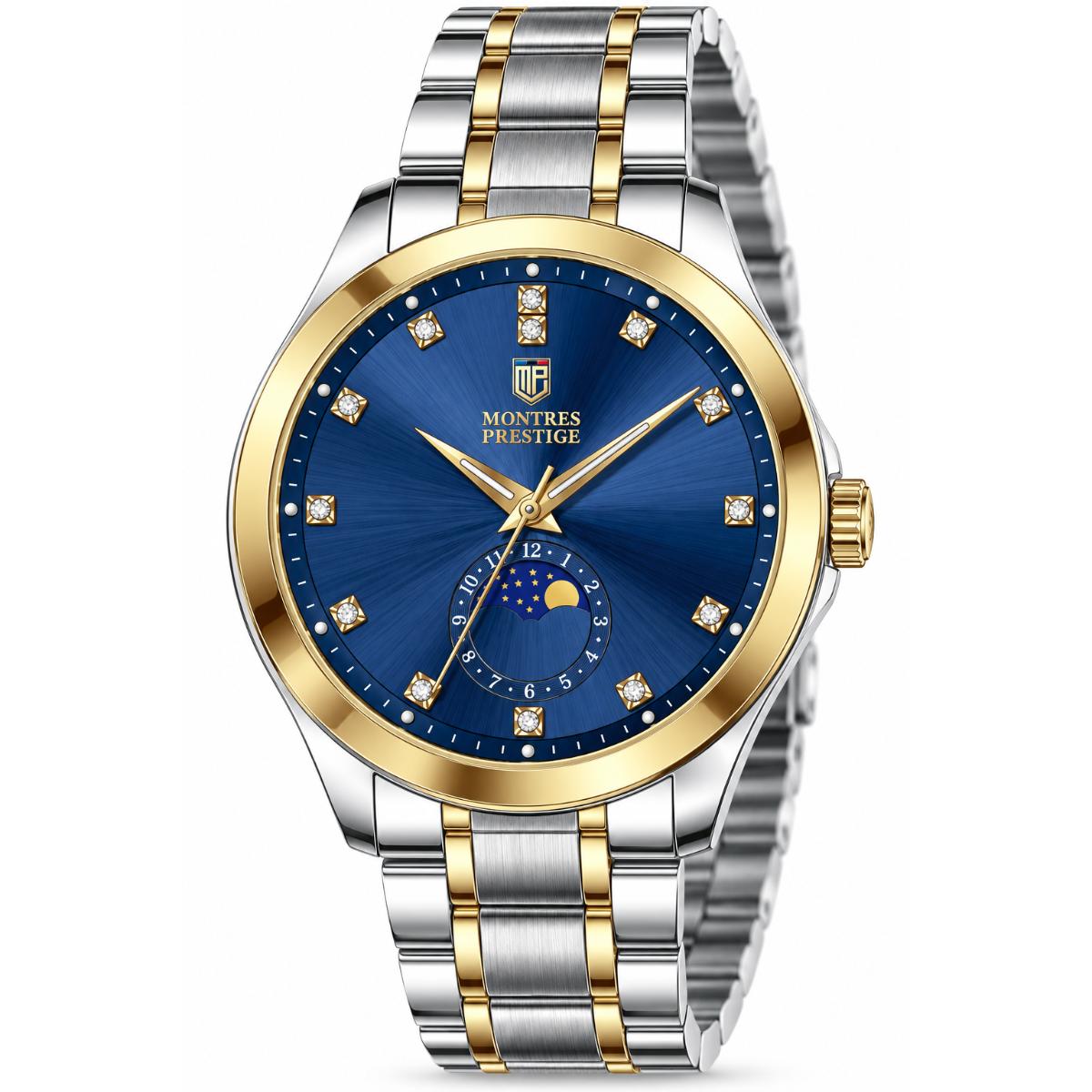 Montres Prestige Montres Prestige Men's Watch - 42mm, Gold (MPW-0370)