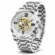 Invicta Objet D Art Automatic Men's Watch w/ Skeleton Dial - 41mm. Silver (69133)
