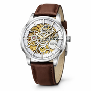 Invicta Objet D Art Automatic Men's Watch w/ Skeleton Dial - 45mm, Brown (70022)