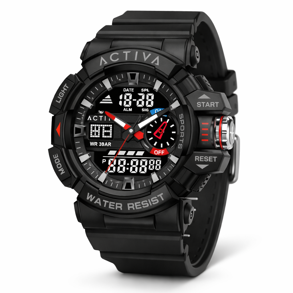 Activa Vord X Invicta Digital Men's Watch - 49mm, Black (ACW8043-001)