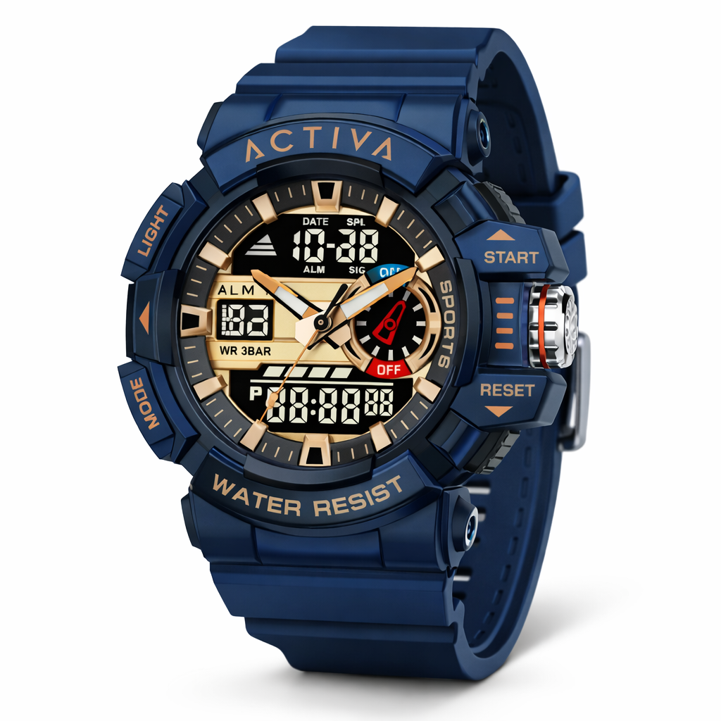 Activa Vord X Invicta Digital Men's Watch - 49mm, Blue (ACW8043-003)