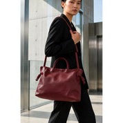 Technomarine Spanish Drift Shoulder Bag - Burgundy (TM-WBAG-012)