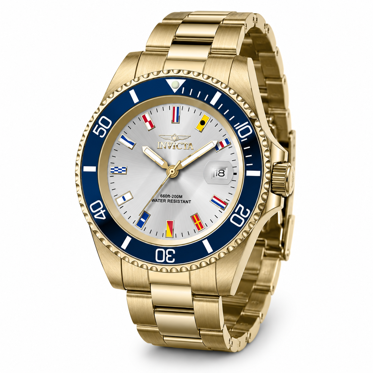 Invicta Pro Diver Men's Watch - 40mm, Gold (49886)