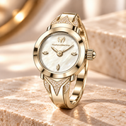 TechnoMarine Tempo Anello Ring Women's Watch w/ Mother of Pearl Dial - 18mm (TM-8926005)
