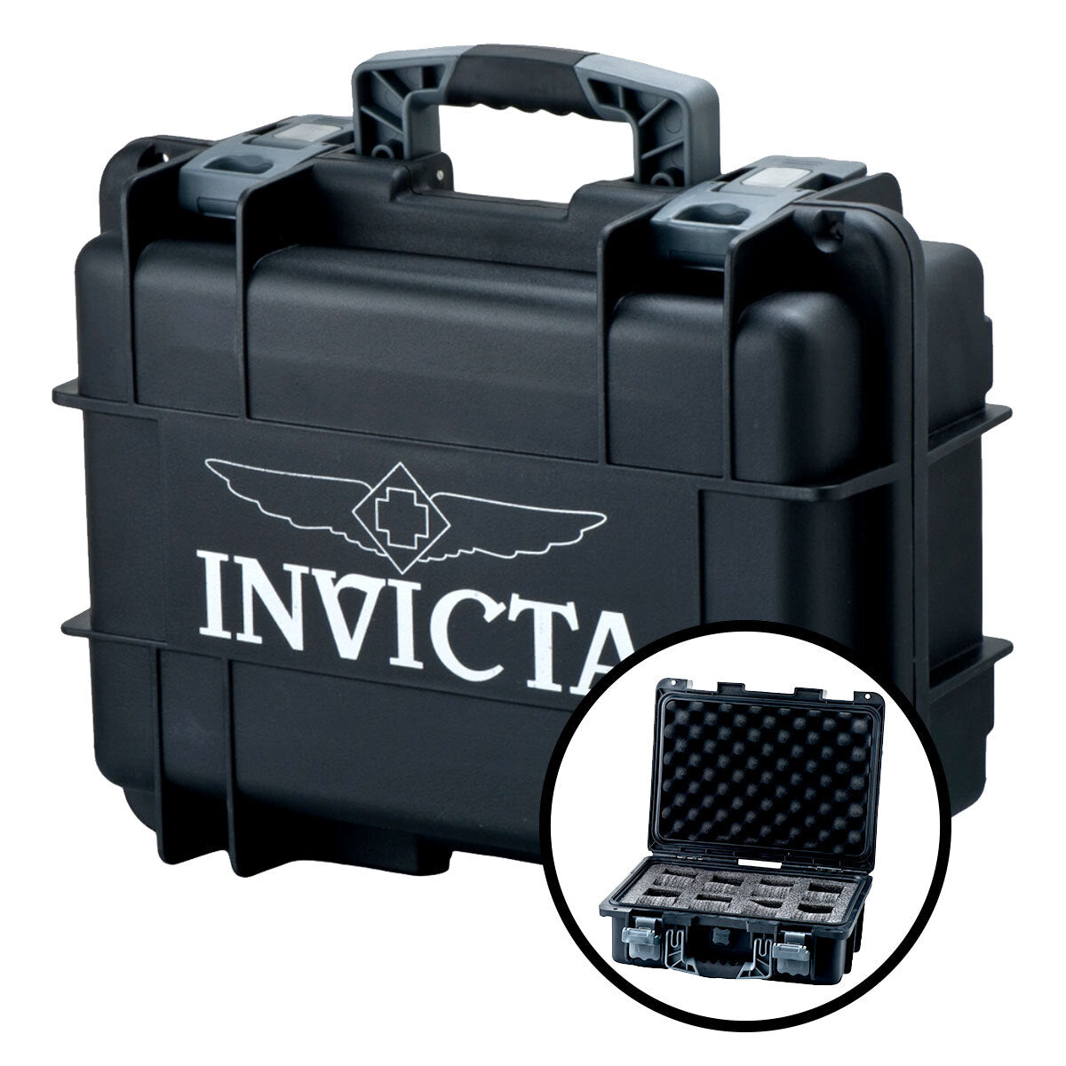Invicta 8-Slot Dive Impact Watch Case, Black (DC8BLK) -gaspar-test