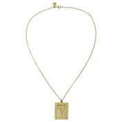 Invicta Angel Women's Initial Y Necklace, Gold, 16" (MM-00620)