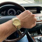 Montres Prestige Sectarion X Invicta Men's Watch - 44mm. Gold (MPW-0329)