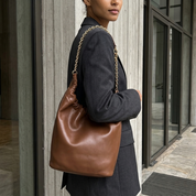Technomarine Gentle Gather Handbag - Coffee (TM-WBAG-020)