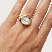 TechnoMarine Tempo Anello Ring Women's Watch w/ Mother of Pearl Dial - 18mm (TM-8926004)