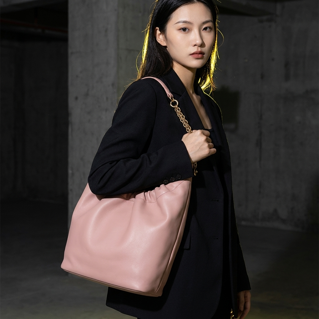 Technomarine Gentle Gather Handbag - Pink (TM-WBAG-024)