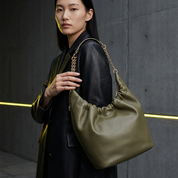 Technomarine Gentle Gather Handbag - Dark Olive (TM-WBAG-022)
