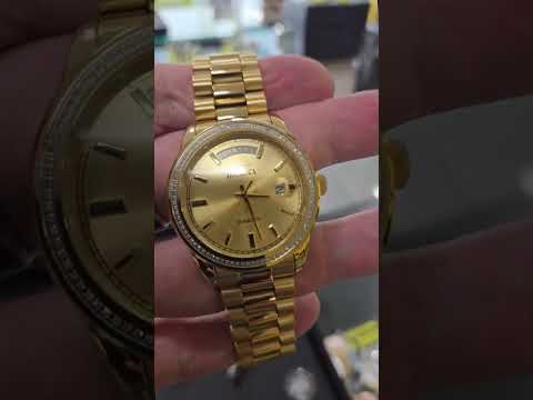 Invicta Elite Diamond 0.30 Carat Diamond Unisex Watch - 38mm, Gold (48764)