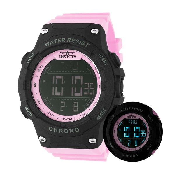 Invicta Racing Digital Chronograph Pink Transparent Oversized Watch Invicta Invicta Racing Unisex Watch (Mod: 69623) , Invicta  main image 2