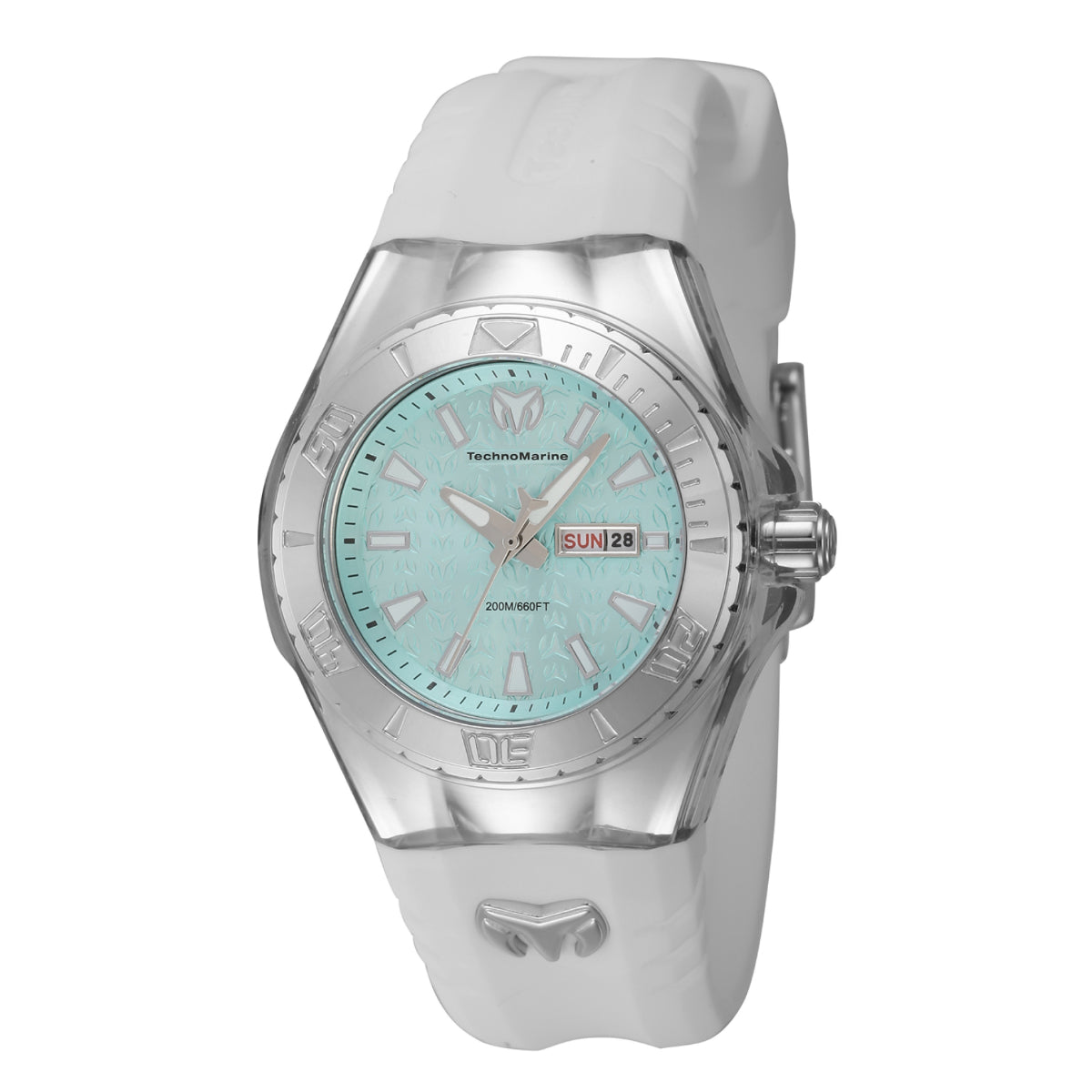 Open Box TechnoMarine Cruise Monogram Women's Watch - 36.5mm, White (AIC-TM-122019)