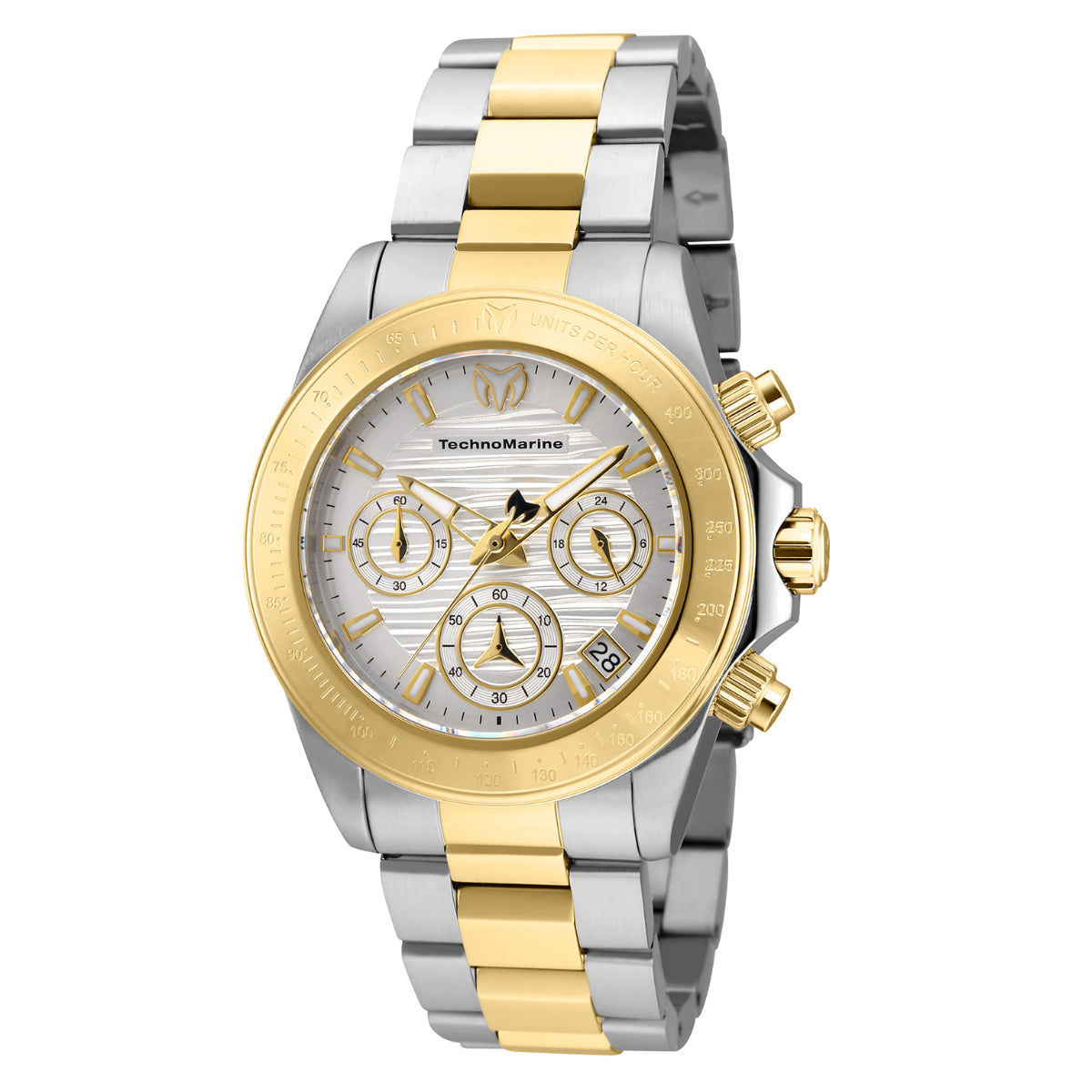 TechnoMarine Manta Ray Unisex Watch - 38mm, Steel, Gold (TM-219011)